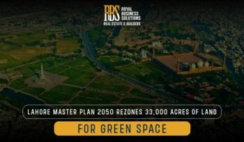Lahore Master Plan 2050 rezones 33,000 acres of land for green space