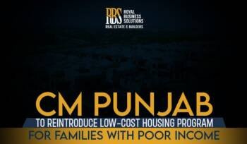 CM Punjab to Reintroduce Low-Cost Housing Program for Families with Poor Income