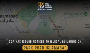 CDA Has issued notices to illegal buildings on Park Road Islamabad