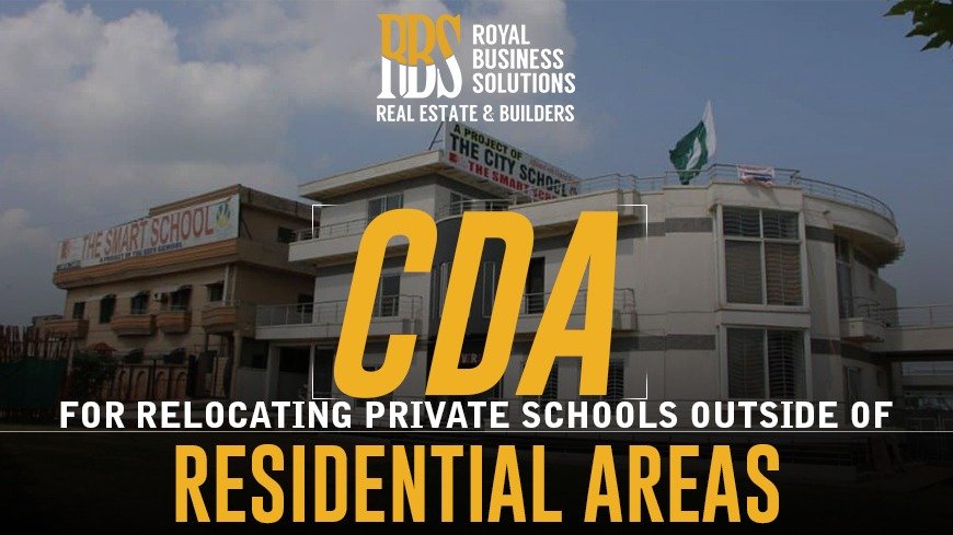 CDA for relocating private schools outside of residential areas