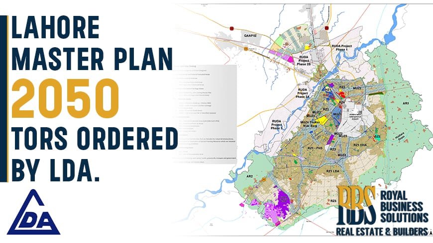 Lahore Master Plan 2050 TORs ordered by LDA