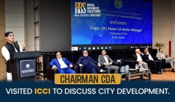 Chairman CDA Visited ICCI to Discuss City Development