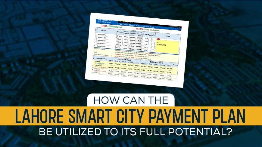 Lahore smart city payment plan be utilized to its full potential