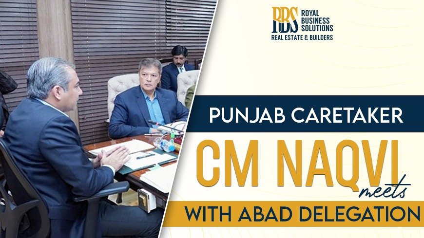 Punjab Caretaker CM Naqvi meets with ABAD delegation