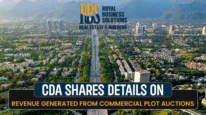 CDA shares details on revenue generated from commercial plot auctions.