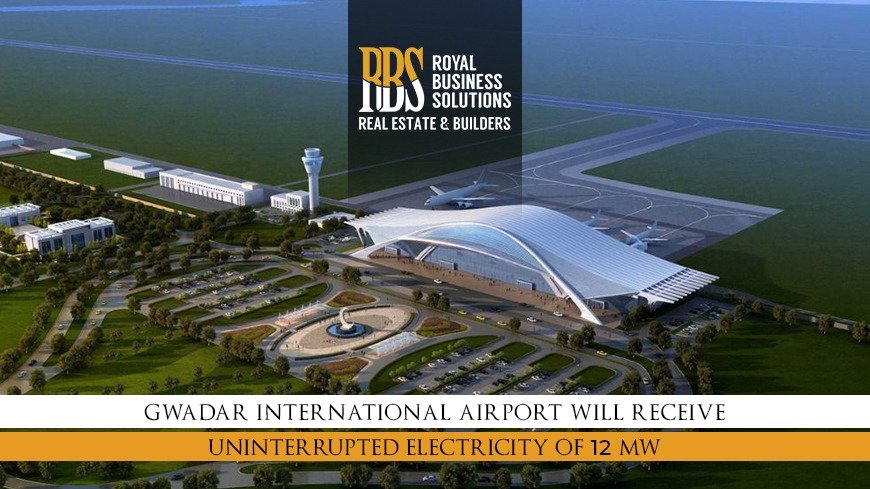 Gwadar International Airport will receive uninterrupted electricity of 12 MW