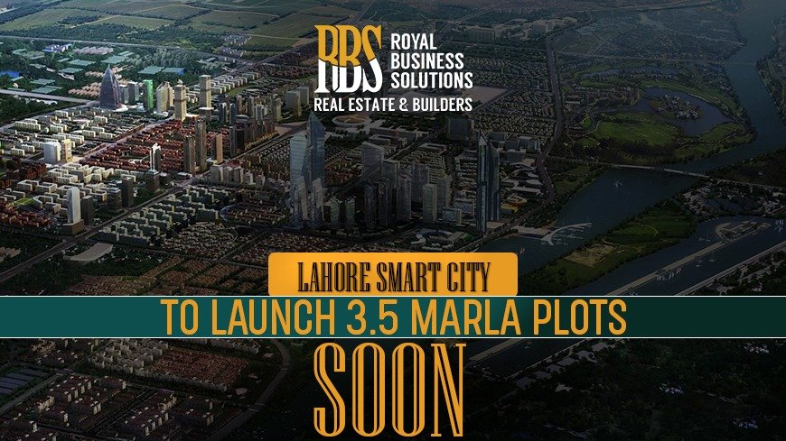 Lahore Smart City launch 3.5 Marla plots soon