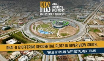 DHAI R is offering residential plots in River View South Phase IV on an easy instalment plan