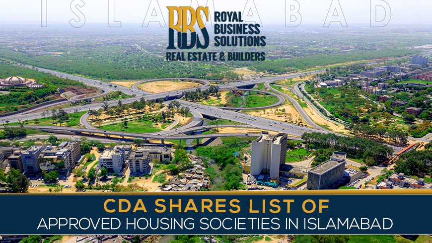 CDA shares list of approved housing societies in Islamabad