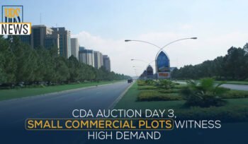 CDA auction day 3, small commercial plots witness high demand