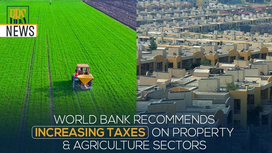 World Bank recommends increasing taxes on property and agriculture Sectors