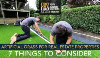 Artificial grass for real estate properties 7 things to consider