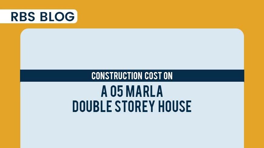 Construction Cost of a 5-Marla Double-Story House