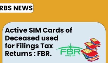 Active SIM cards of deceased used for filings tax returns