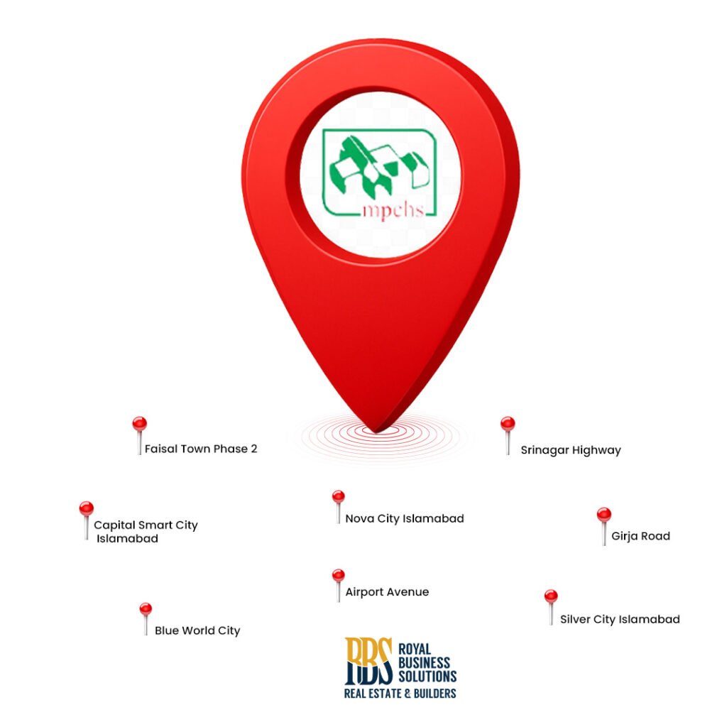Places of interest nearby Multi Gardens Phase 2