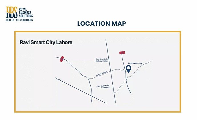Ravi smart city location map