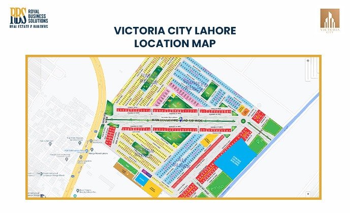 Victoria City Location Map