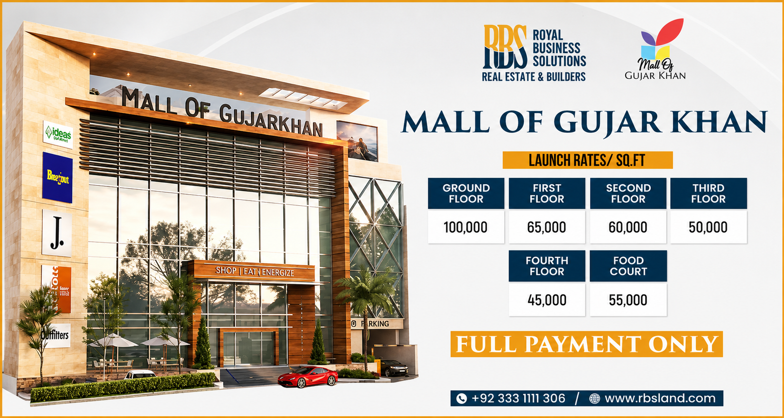 Mall of Gujar Khan Payment Plan