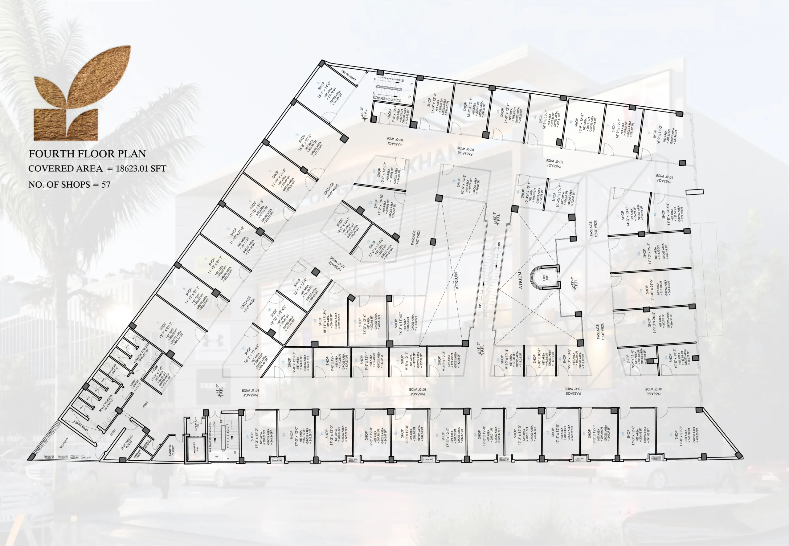 Mall Of Gujar Khan Fourth Floor Plan
