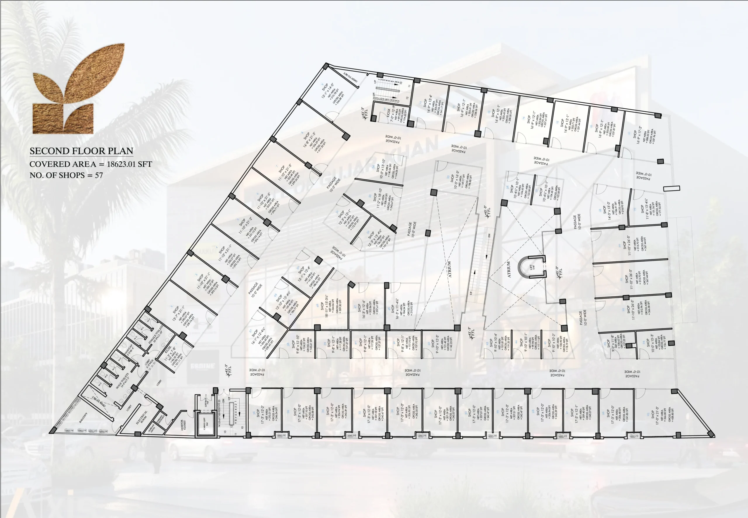 Mall Of Gujar Khan Second Floor Plan
