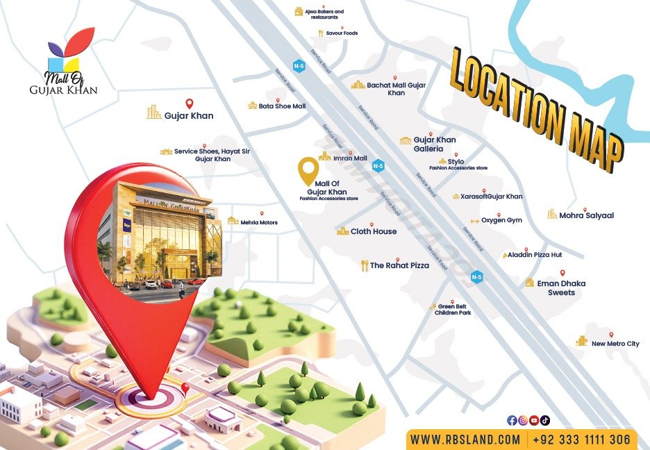 Mall of Gujar Khan nearby landmarks