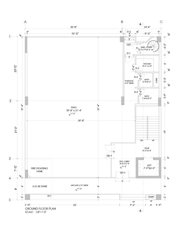 RBS Classic Tower Ground Floor Plan