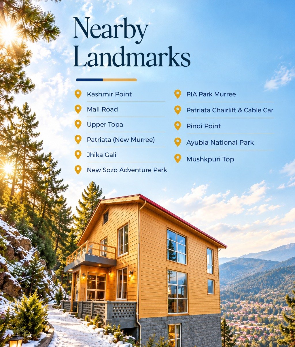 RBS Murree Cottage Nearby Landmarks