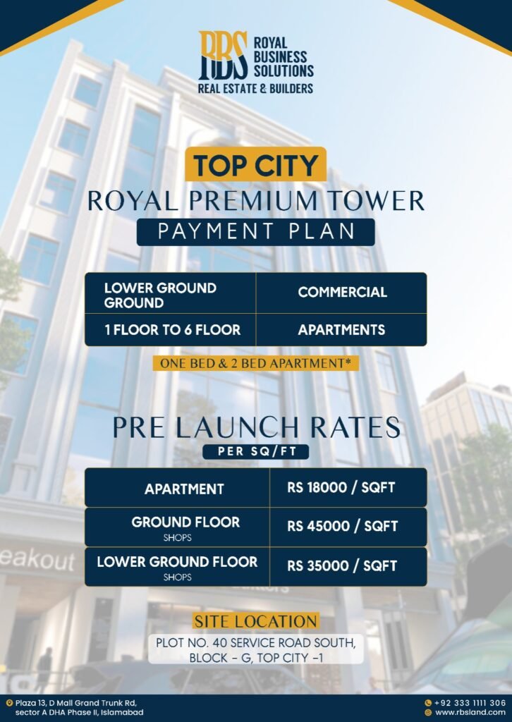 Royal Premium Tower Payment Plan