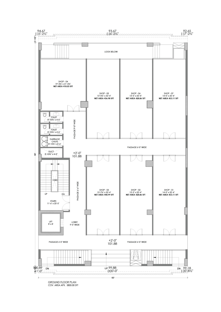 Royal Premium Tower ground floor plan